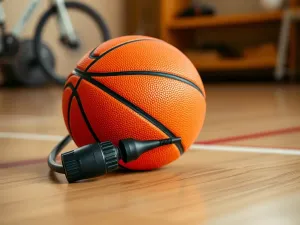 Jak napompować piłkę do koszykówki bez igły?
