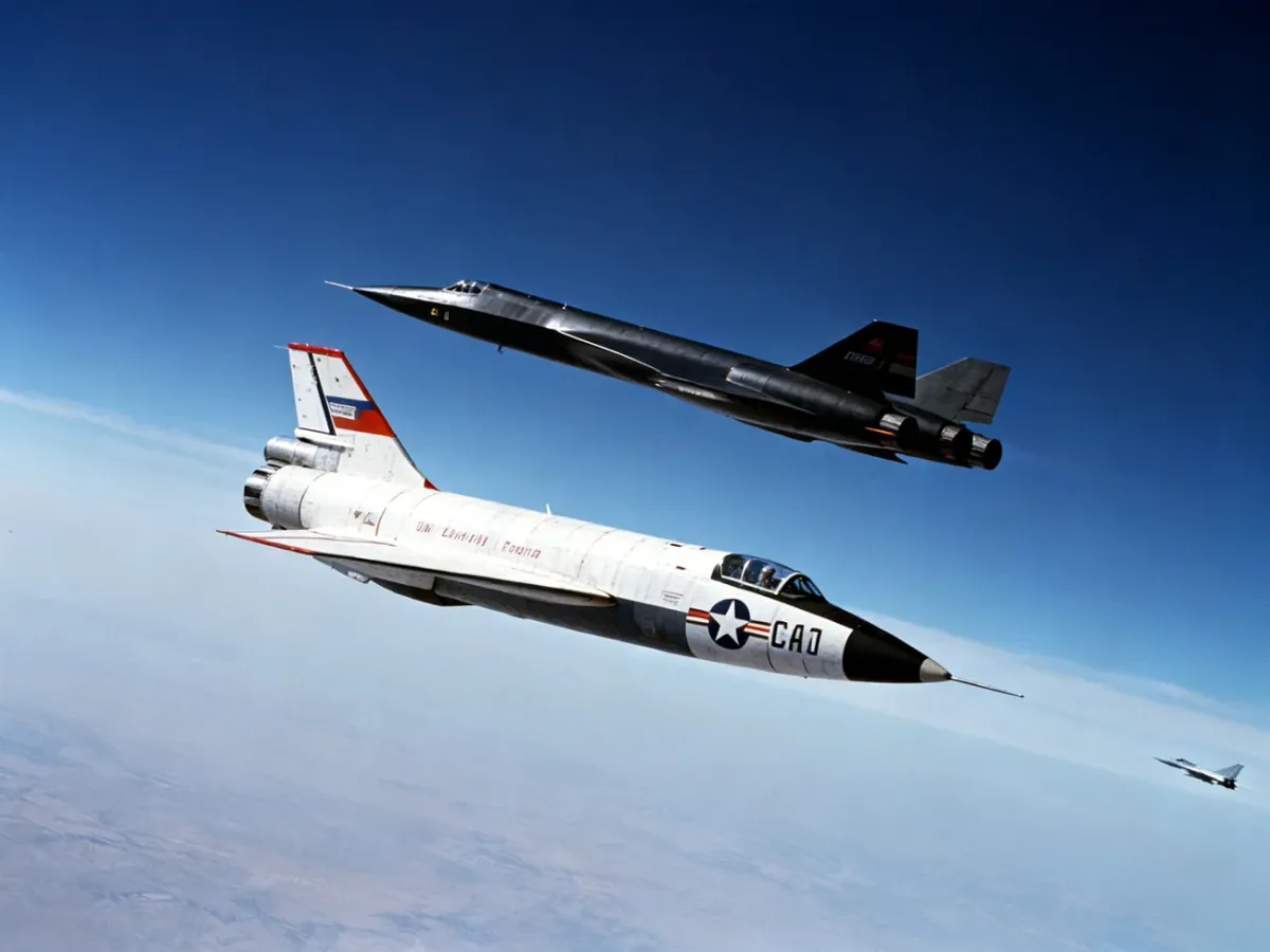 X-15, SR-71 Blackbird i MiG-25 w locie na dużej wysokości