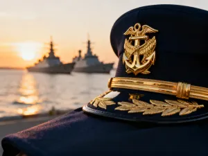 Nowoczesne armatohaubice K9 i Krab stojące obok siebie na poligonie wojskowym podczas zachodu słońca.
